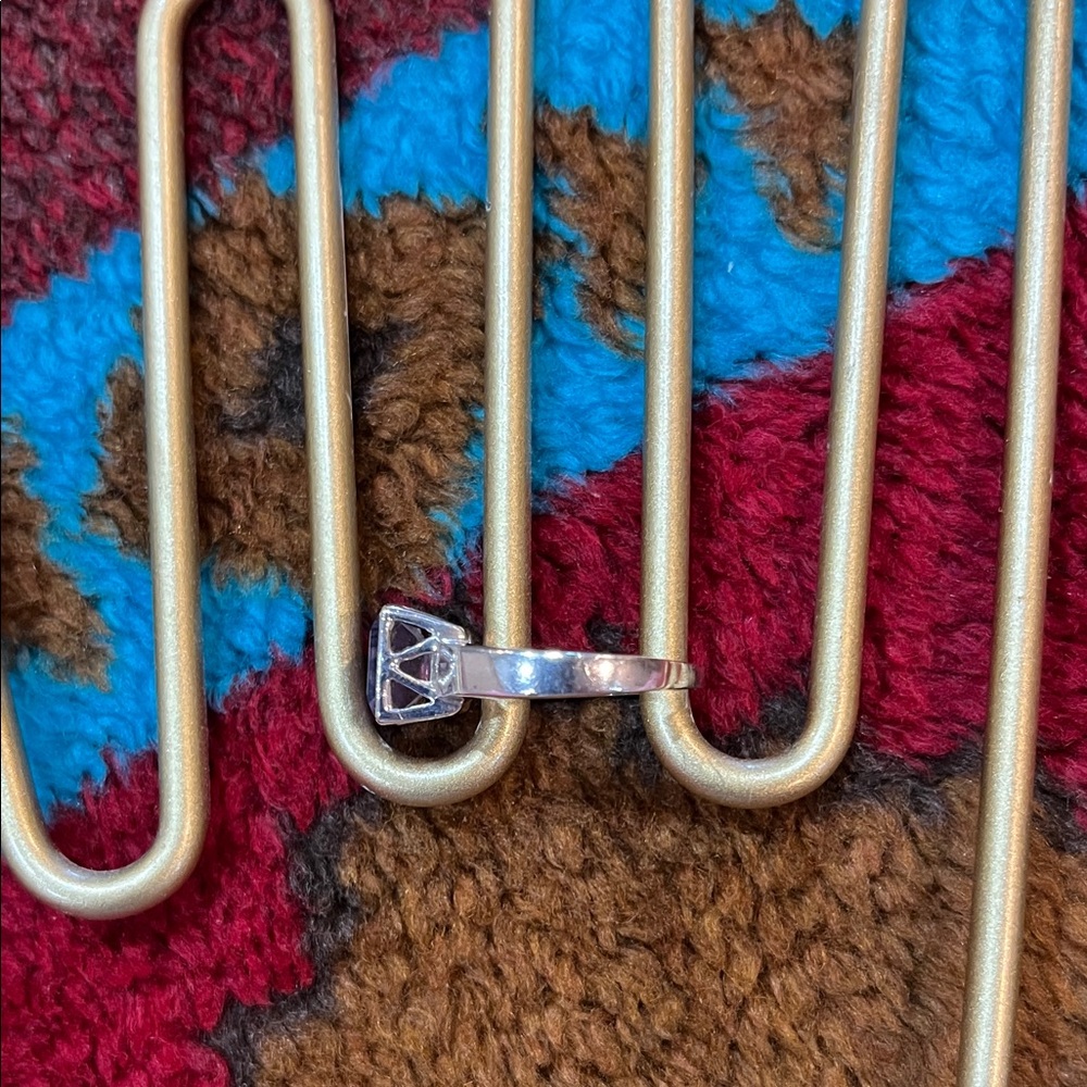 Silver Ring With Amethyst Gemstone - image 3